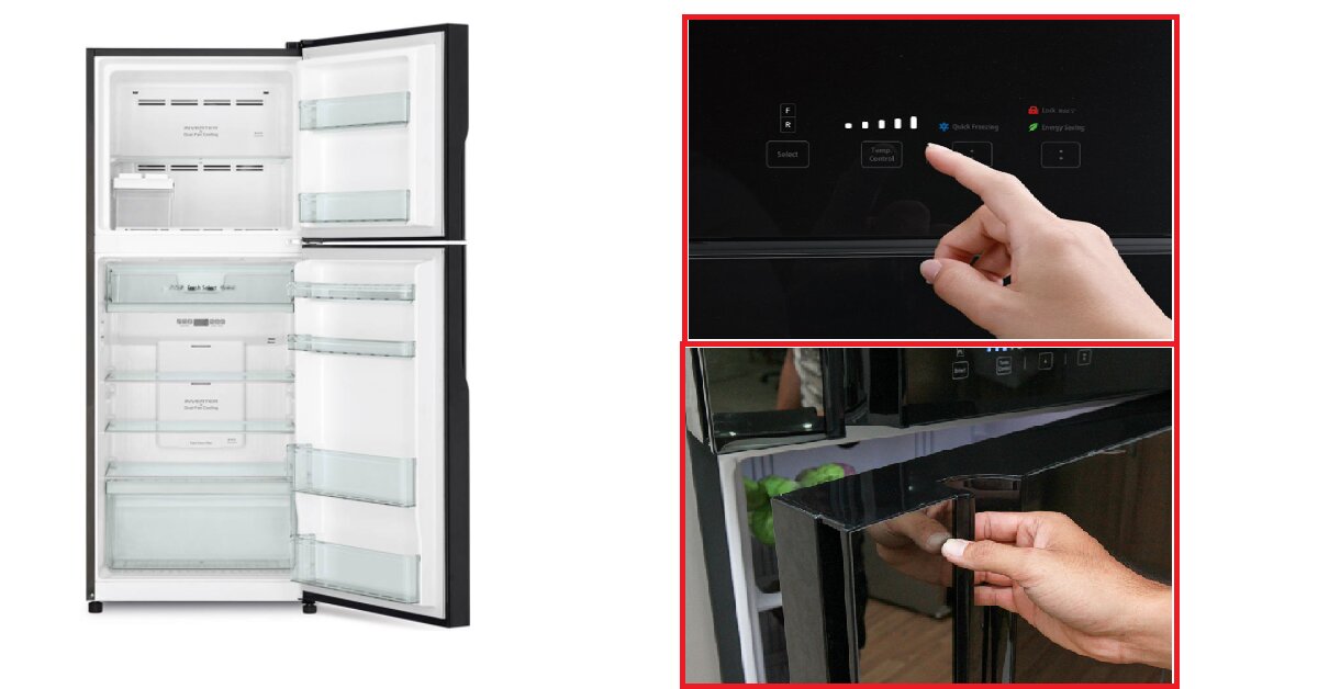 So sánh tủ lạnh Hitachi R-FG560PGV7(GBK) 450 lít Inverter và Hitachi 450L R-FG560PGV8 (GBK) nên chọn mua tủ lạnh loại nào tốt?