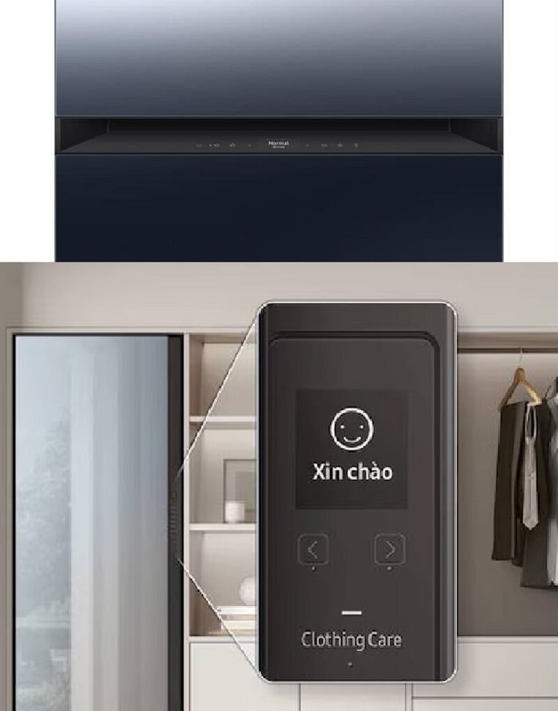 So sánh tủ chăm sóc quần áo Samsung DF24CB9900CRSV (2025) và DF10A9500CG/SV (2022)