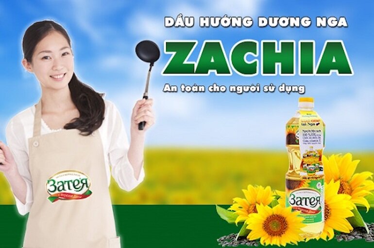 Dầu hướng dương Nga Zachia