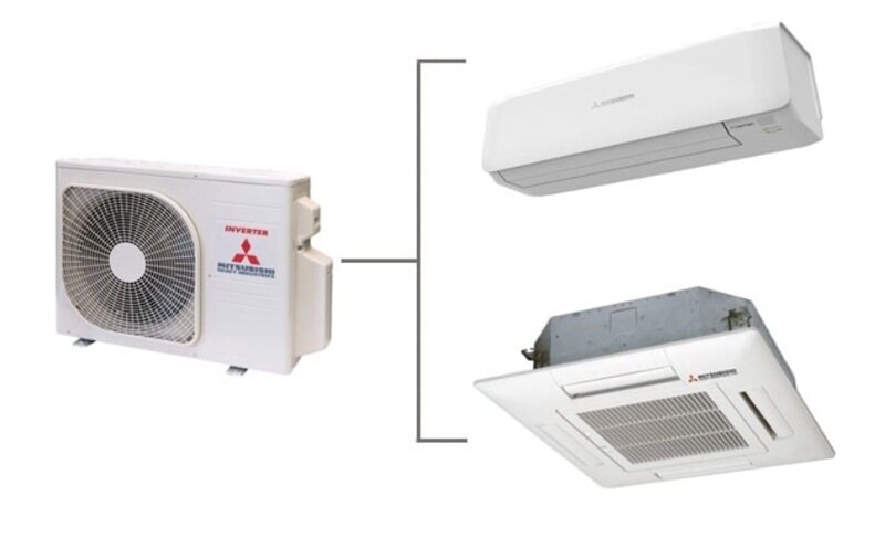 Điều hòa multi Mitsubishi Heavy SCM45ZS-S siêu tiết kiệm điện, làm mát hiệu quả căn hộ 2 phòng!