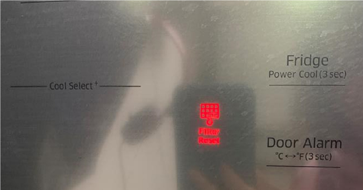 tủ lạnh Samsung báo Filter Reset - nguyên nhân và cách khắc phục
