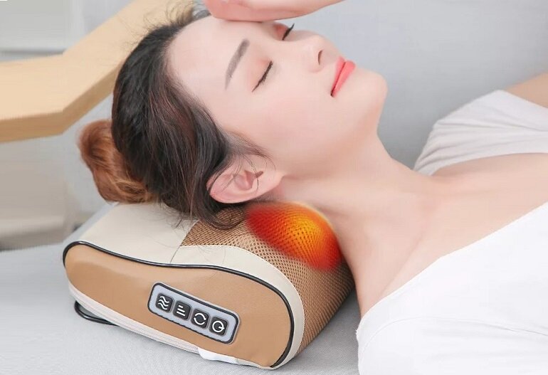 Gối Massage Hồng Ngoại Nhật Bản