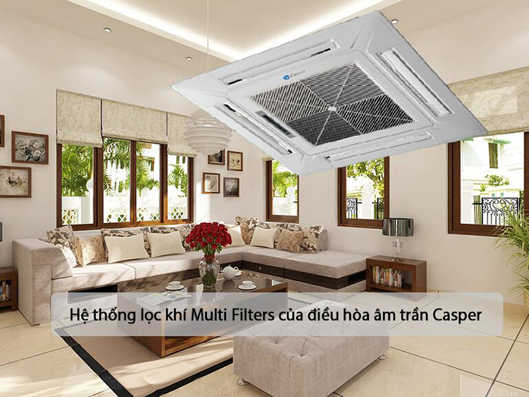 điều hòa âm trần Casper 18000BTU inverter 1 chiều CC-18IS33