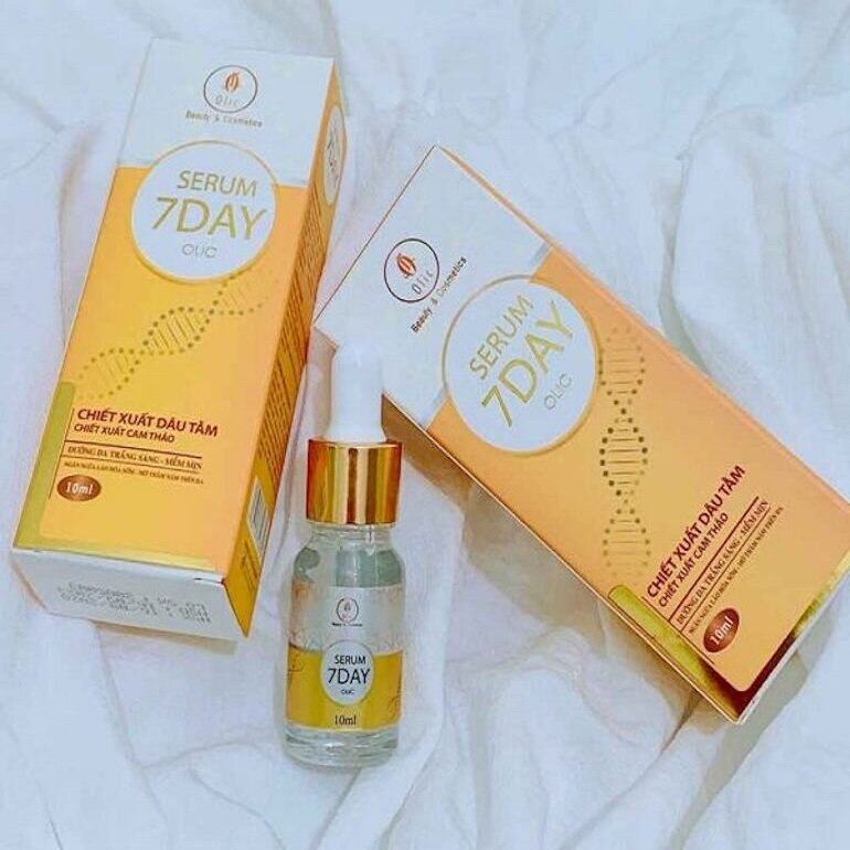 Dòng serum 7 day olic được ưa chuộng