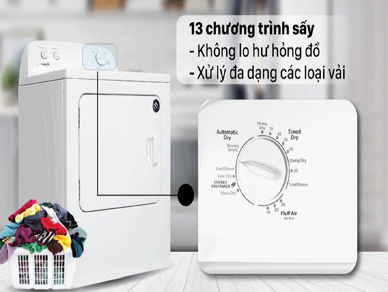 Các câu hỏi thường gặp về máy sấy Whirlpool 15kg 3lwed4705fw