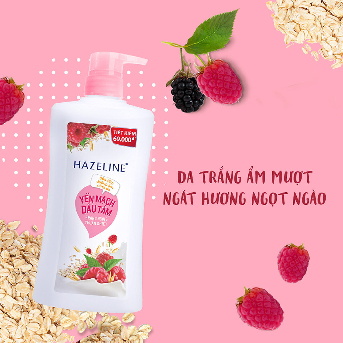 Hazeline yến mạch & dâu tằm