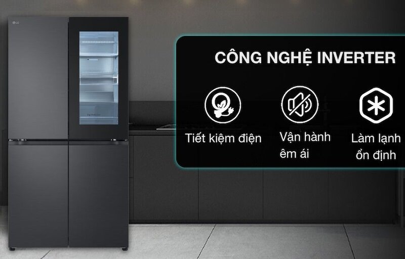 Tủ lạnh LG Inverter 666 lít Multi Door InstaView LFB66BLMI: Đánh giá đầy đủ về thiết kế, tính năng