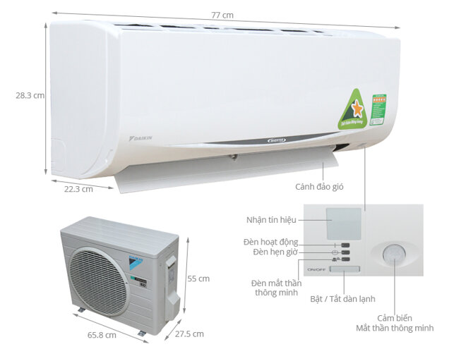 Máy lạnh Daikin FTKS60GVMV/RKS60GVMV