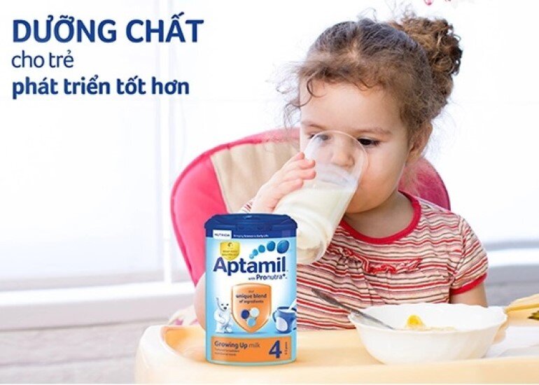 Sữa Aptamil Đức cung cấp dưỡng chất cho trẻ phát triển toàn diện hơn