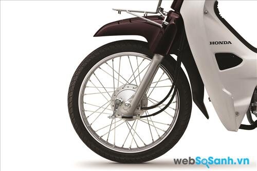 Honda Dream vẫn sử dụng bánh vói vành nan hoa truyền thống Honda Dream vẫn sử dụng bánh vói vành nan hoa truyền thống