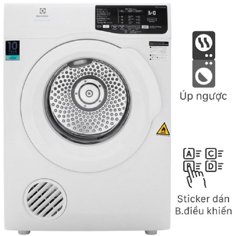 Máy sấy EDV805JQWA của Electrolux 8 kg