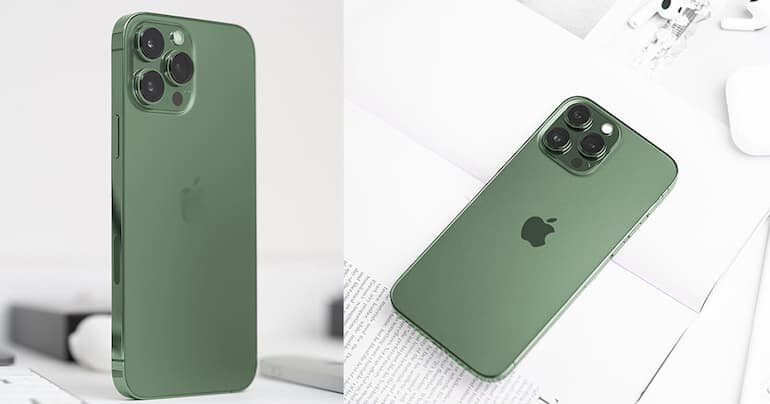 Điện thoại 13 Pro Max màu Alpine Green với hiệu năng mạnh mẽ