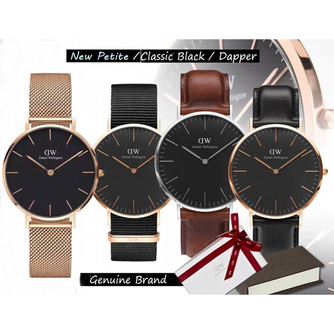 Các loại dây của đồng hồ Daniel Wellington