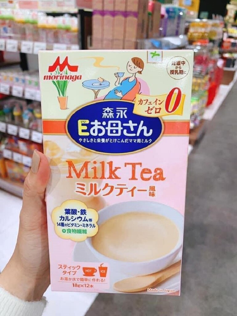 Ưu nhược điểm của sữa bầu Morinaga vị trà sữa