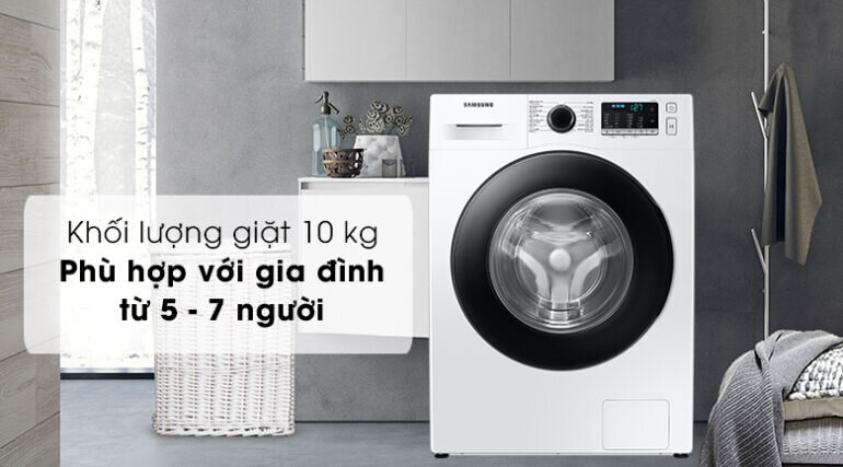 Máy giặt Samsung cửa ngang 10kg Inverter Ww10ta046ae/sv