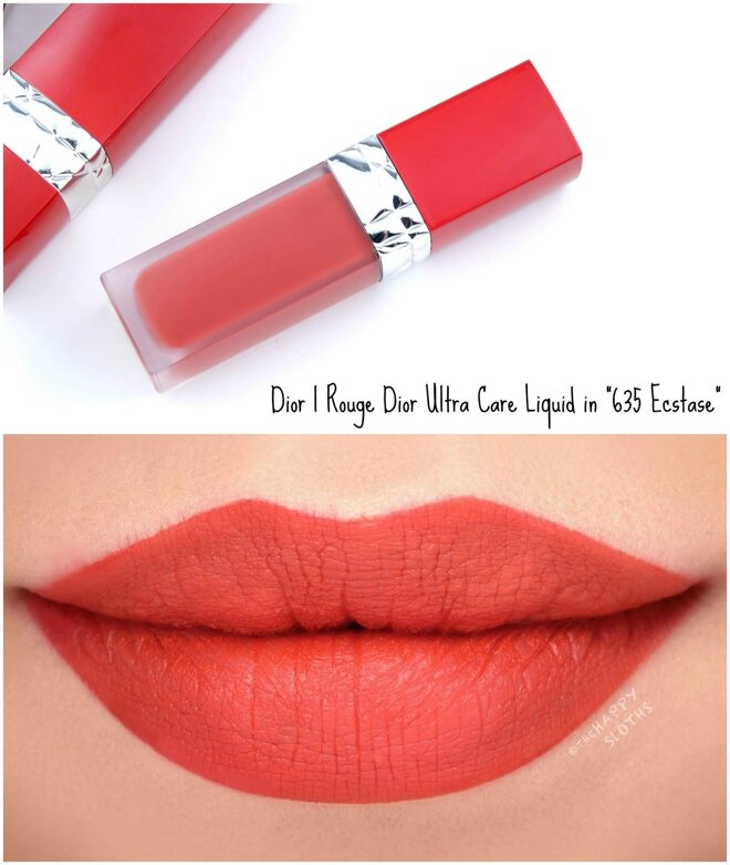 Son Kem Dior 635 Rouge Ultra Care Liquid - Màu Ðỏ Ðất