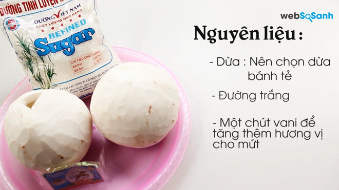 Lựa chọn nguyên liệu