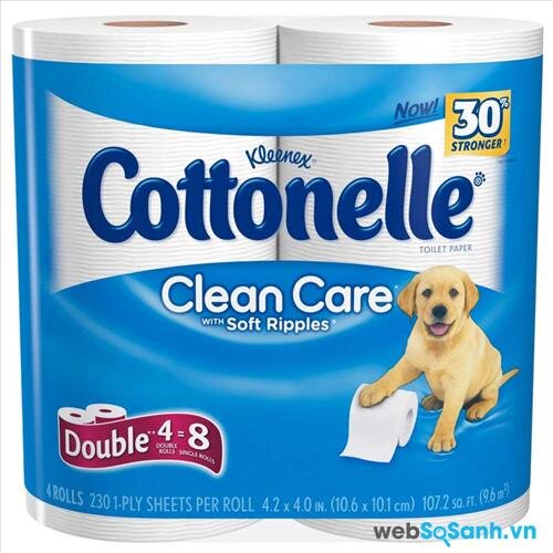 Mua giấy vệ sinh hãng nào tốt nhất: giấy vệ sinh Kleenex Cottonelle