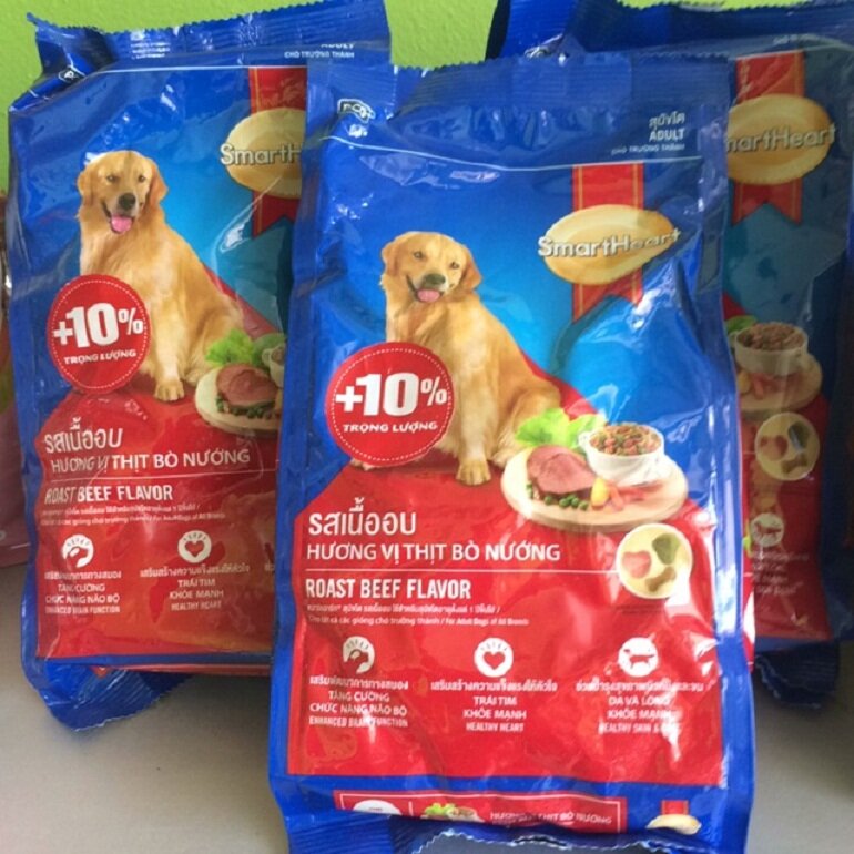 SmartHeart food provides enough nutrition for dogs to grow healthily