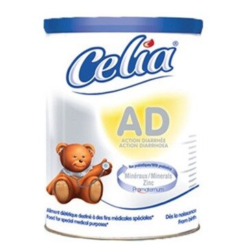 Sữa bột cho trẻ bị tiêu hóa Celia AD 350g