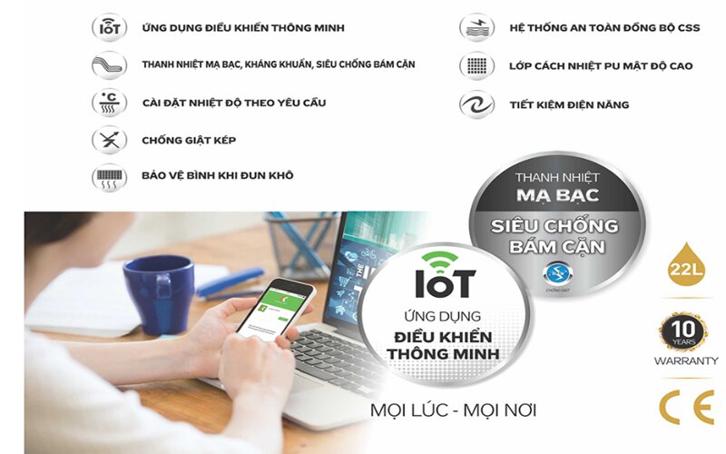 Ưu nhược điểm của bình nước nóng lạnh Kangaroo KG68 IoT