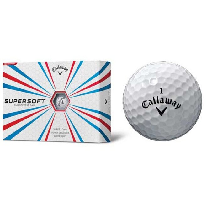 Bóng chơi golf Callaway Supersoft 12B