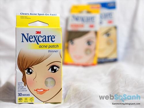 Miếng dán mụn trong suốt Nexcare Acne Patch Thinner