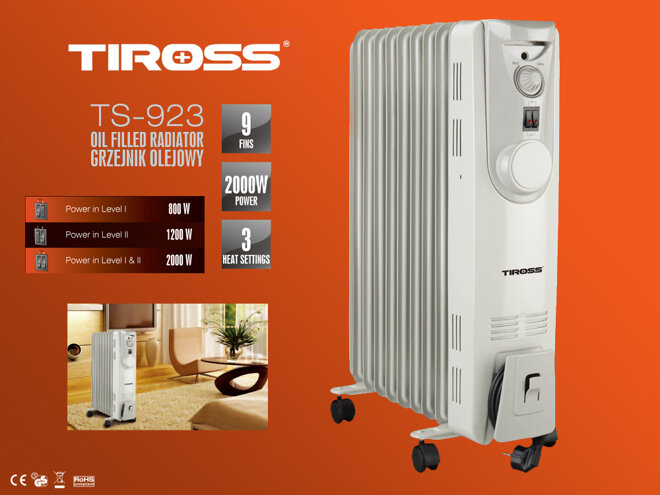 Máy sưởi Tiross TS 923