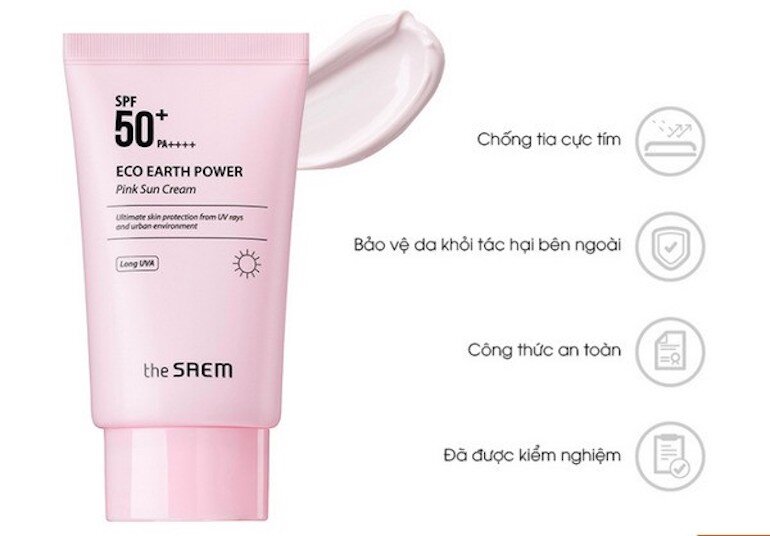 Kem chống nắng The Saem eco earth power sun cream