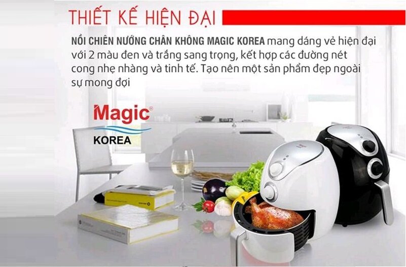 Công suất mạnh mẽ của Magic Korea A78 làm chín thức ăn nhanh chóng và thơm ngon