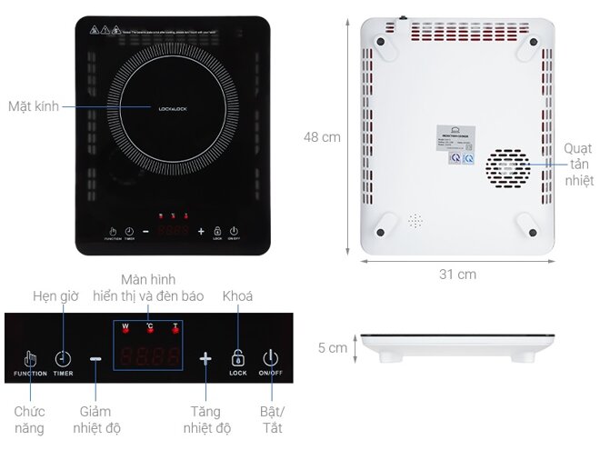 Chức năng thông minh của Lock&Lock EJI411 