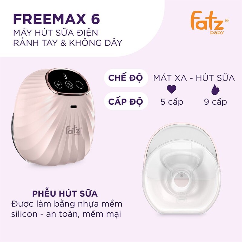 Hai chế độ thông dụng của máy hút sữa Fatz Freemax 6