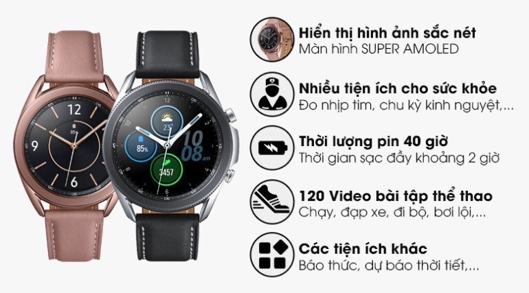 Samsung Galaxy Watch 3 có bao nhiêu phiên bản? | websosanh.vn