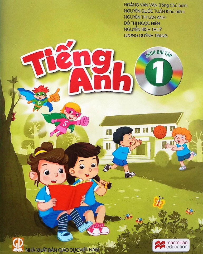 Sách tiếng anh lớp 1 có nội dung tương đối khó