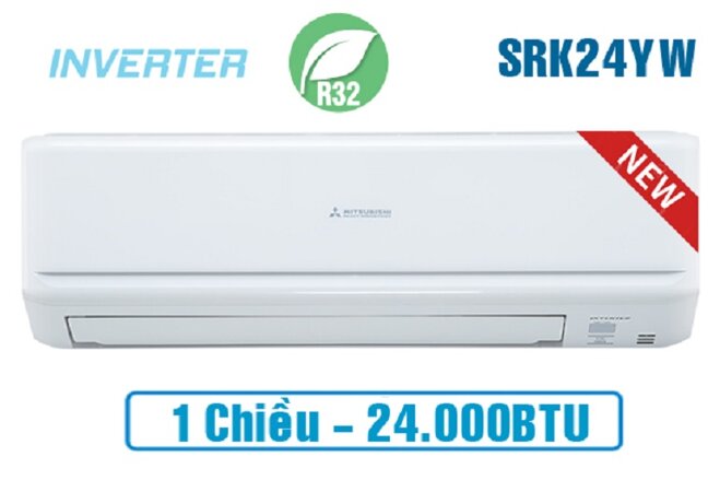 điều hòa mitsubishi 24000btu 1 chiều