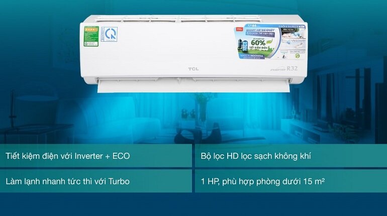 Điều hòa TCL Inverter 1 HP TAC-10CSD/XA66