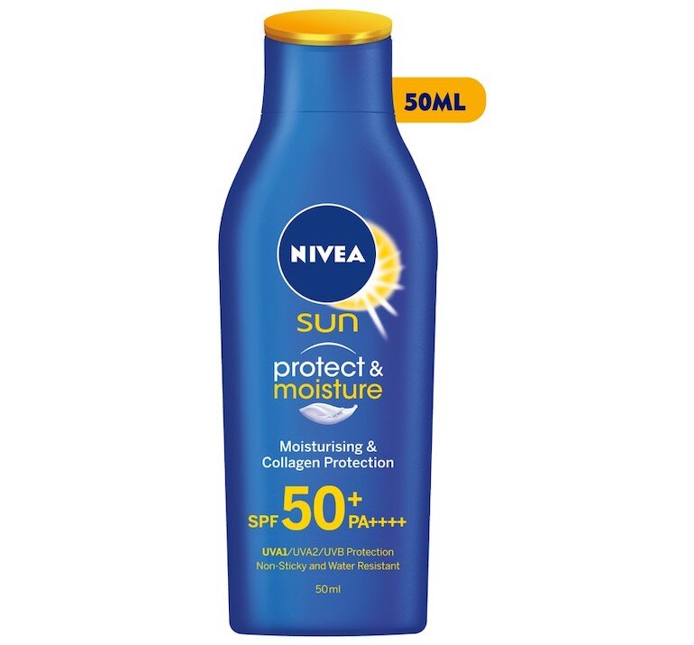 Sữa chống nắng Nivea Sun Protect & Moisture Moisturising & UVA1 Protection SPF 50, PA++