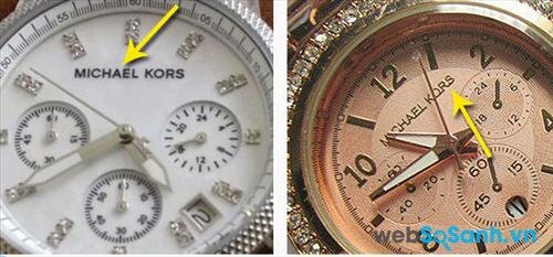 Bạn hoàn toàn có thể phân biệt được đồng hồ Michael Kors chính hãng thật giả