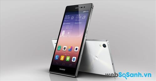 Smartphone Ascend P7 có một màn hình LCD Full HD 5-inch