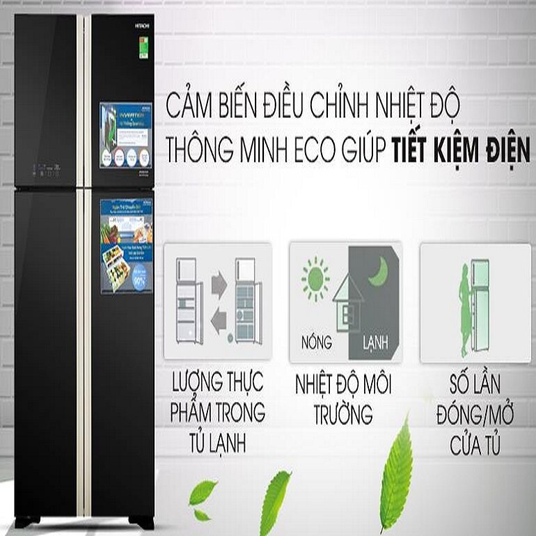 tủ lạnh Hitachi Inverter 509 lít R-FW650PGV8 GBK