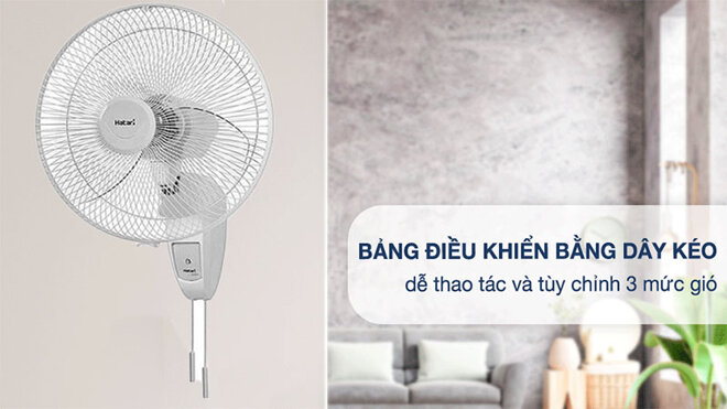 Đánh giá quạt treo tường Hatari HG-W16M4