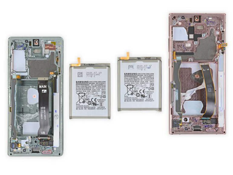 dung lượng pin trên điện thoại Galaxy Note 20