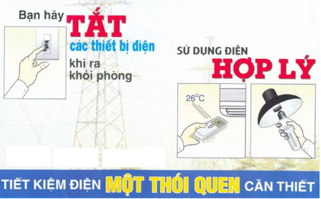 tắt điều hòa khi không sử dụng để tiết kiệm điện