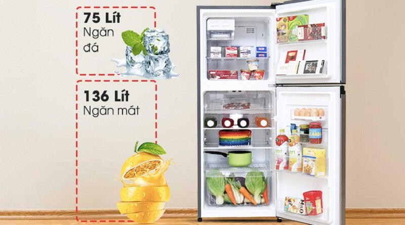 Tủ lạnh Electrolux 211l