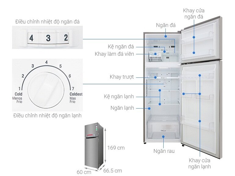 Tủ lạnh LG 315 lít GN-M315PS