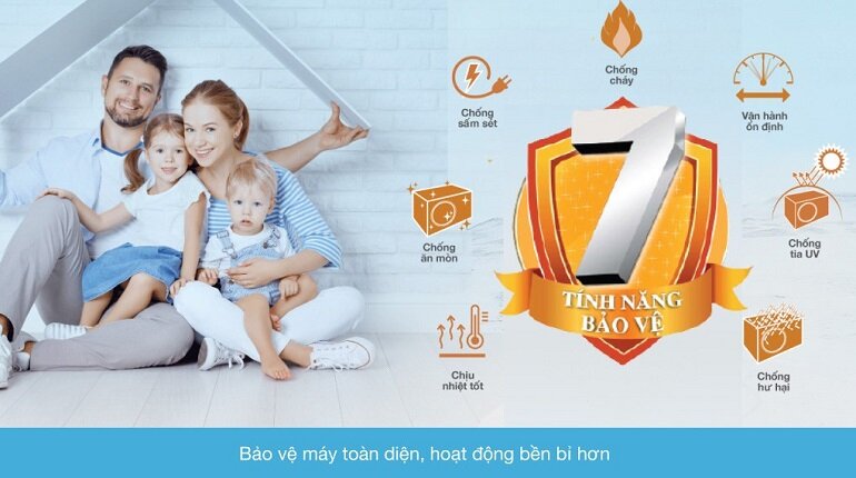 Khám phá 7 tính năng bảo vệ đảm bảo chất lượng trên điều hòa Sharp AH-X12XEW