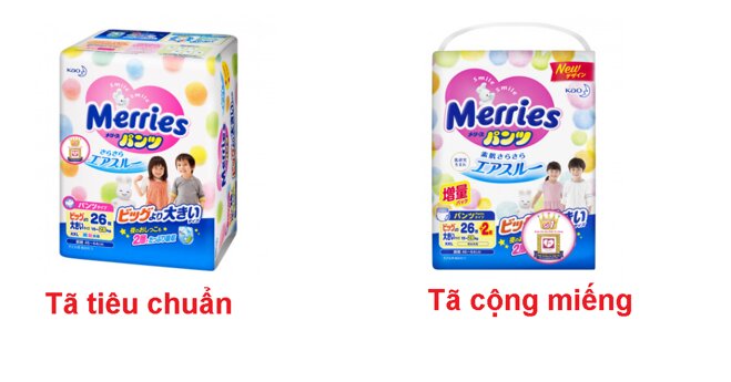 Tã quần Merries cộng miếng là gì? Có những loại nào? Giá cả ra sao?