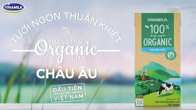 Sữa tươi Vinamilk 100% Organic