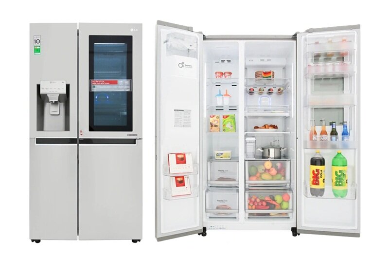 Top 4 tủ lạnh LG InstaView có cửa kính trong suốt, gõ cốc cốc để nhìn rõ bên trong