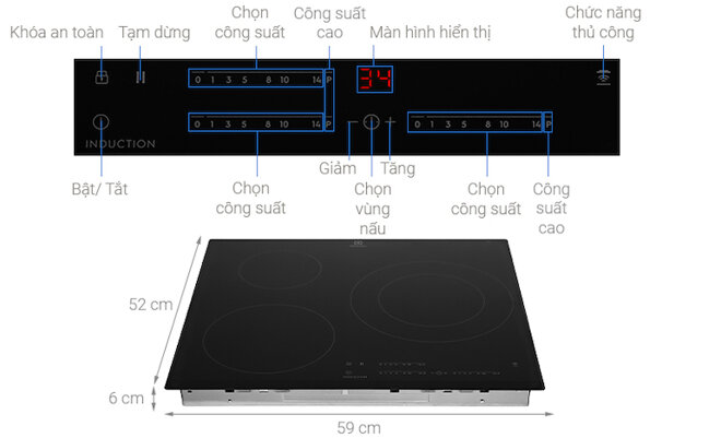 Bếp của Electrolux đều được trang bị các tính năng thông minh